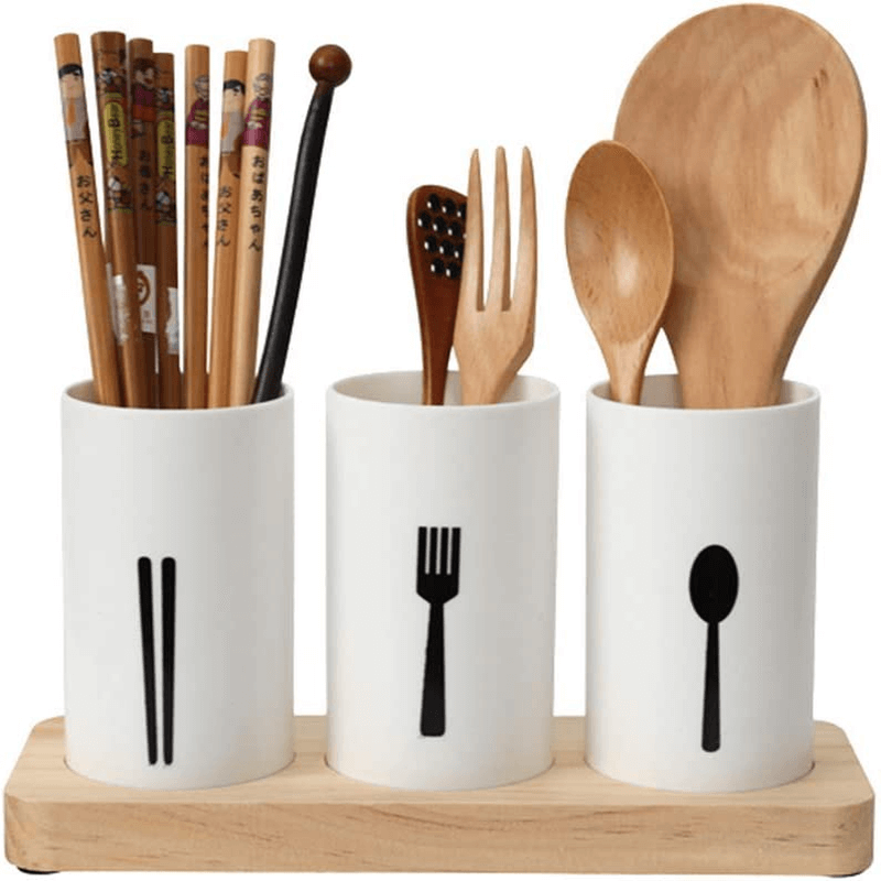 Stylish self draining tableware holder