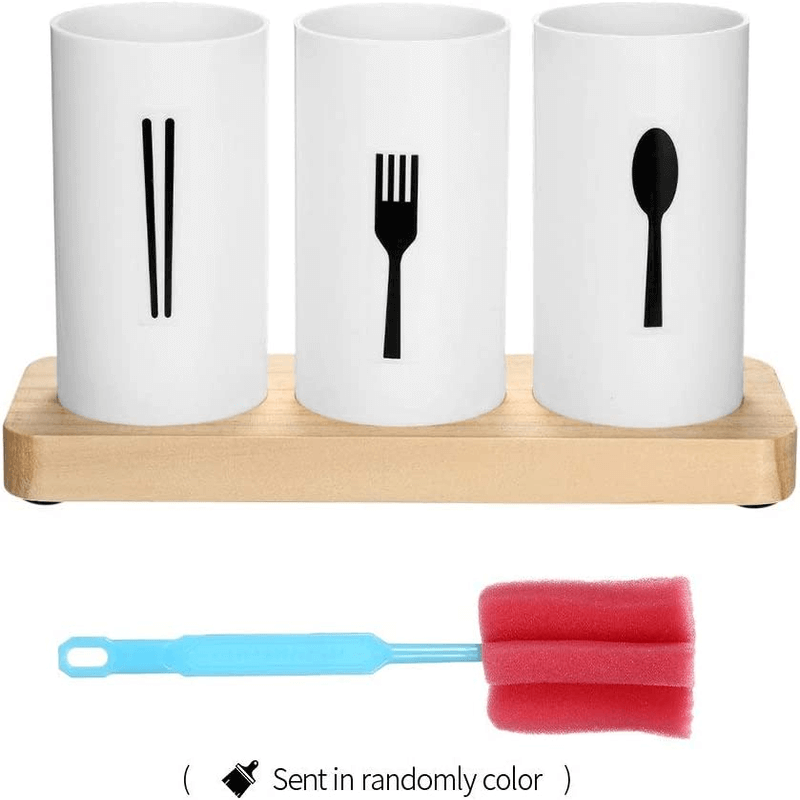 Stylish self draining tableware holder