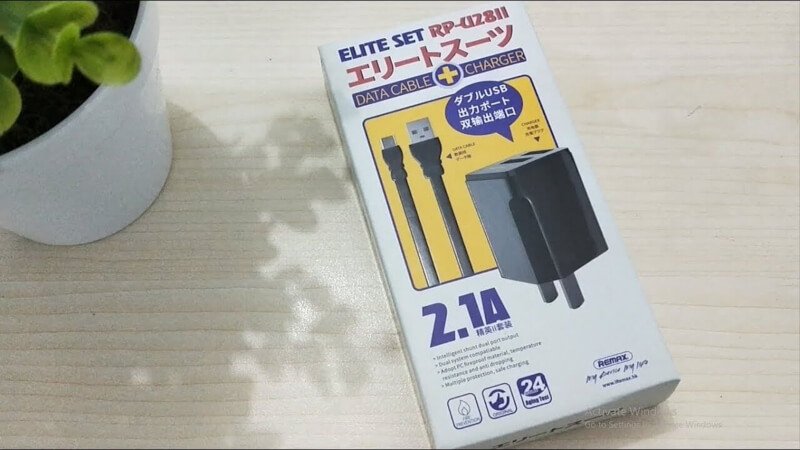 Remax rp-u28ii elite set charger with micro usb cable