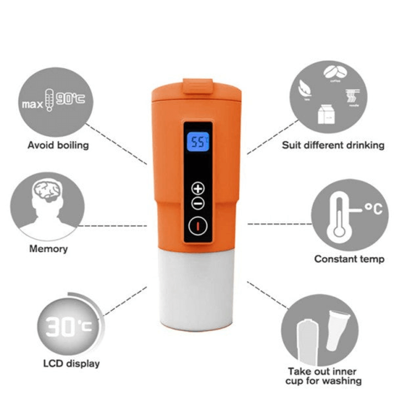 Car auto heating cup