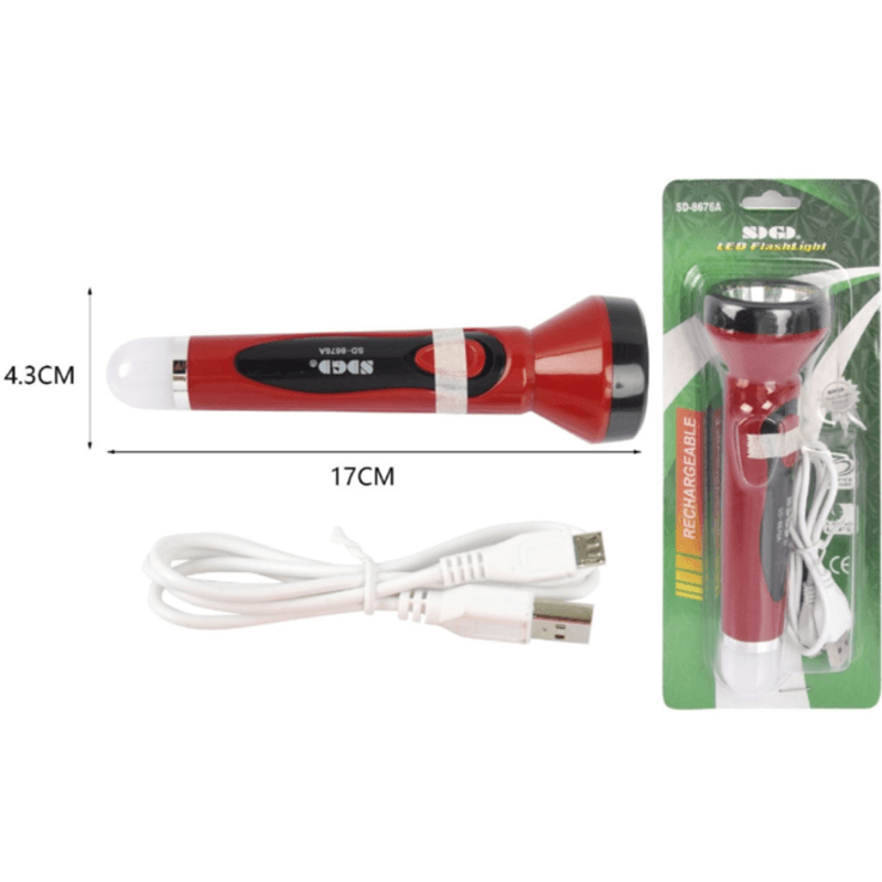 Rechargeable super bright led flashlight