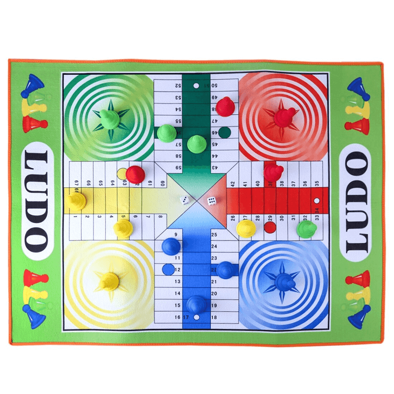Giant chess game ludo play mat board game