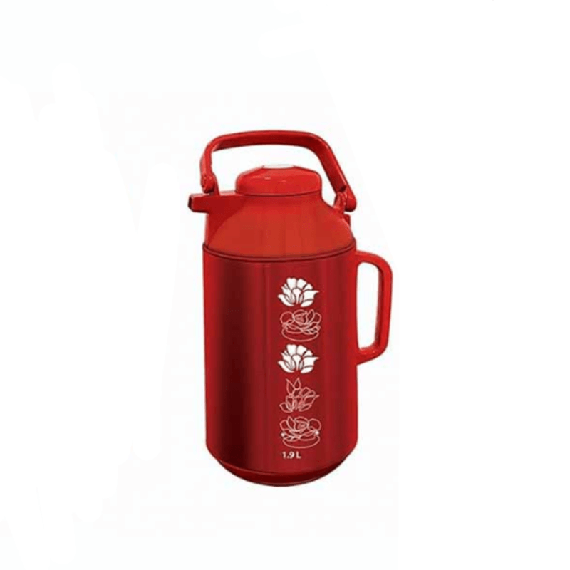 Happy jumbo metallic thermos flask