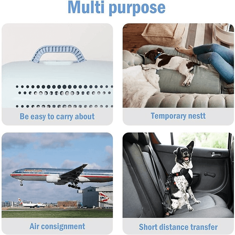 Heavy duty portable airbox pet travel kennel