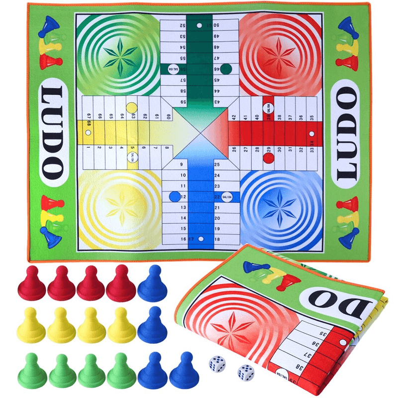 Giant chess game ludo play mat board game