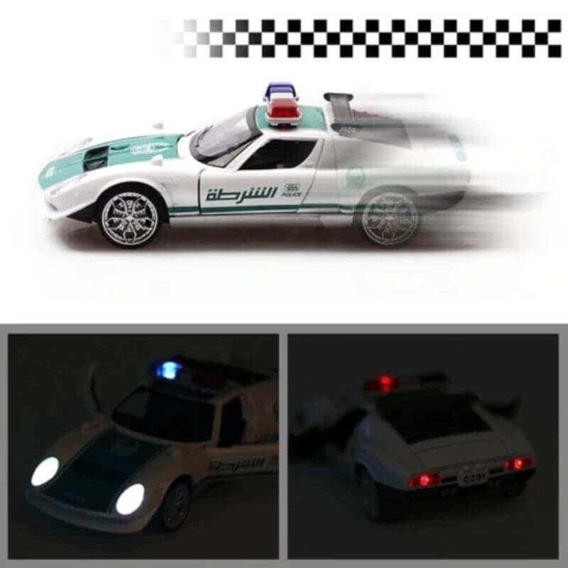 Diecast miura concept 1965 police