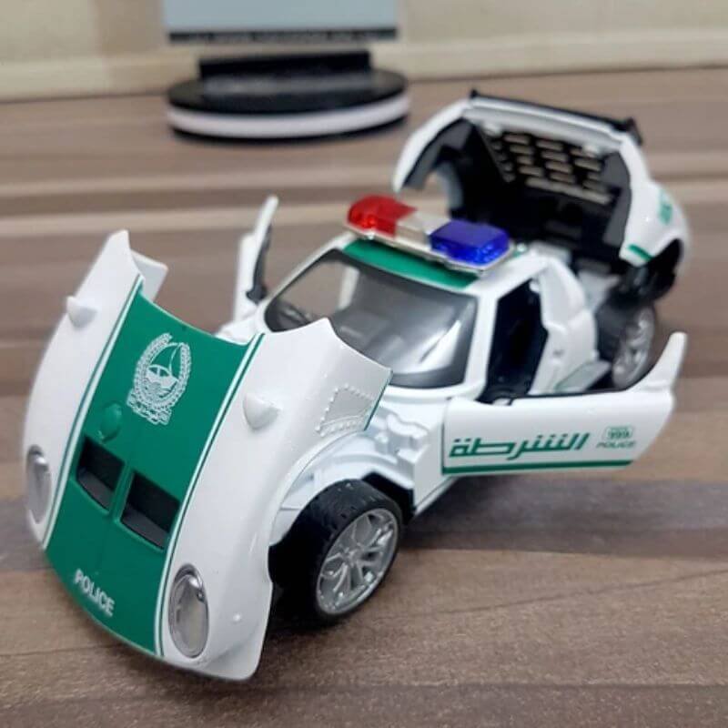 Diecast miura concept 1965 police