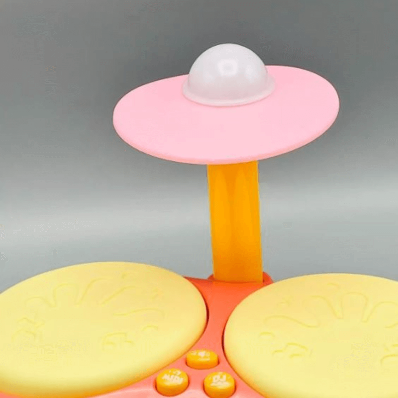 Jazz drum with flash light sound and music